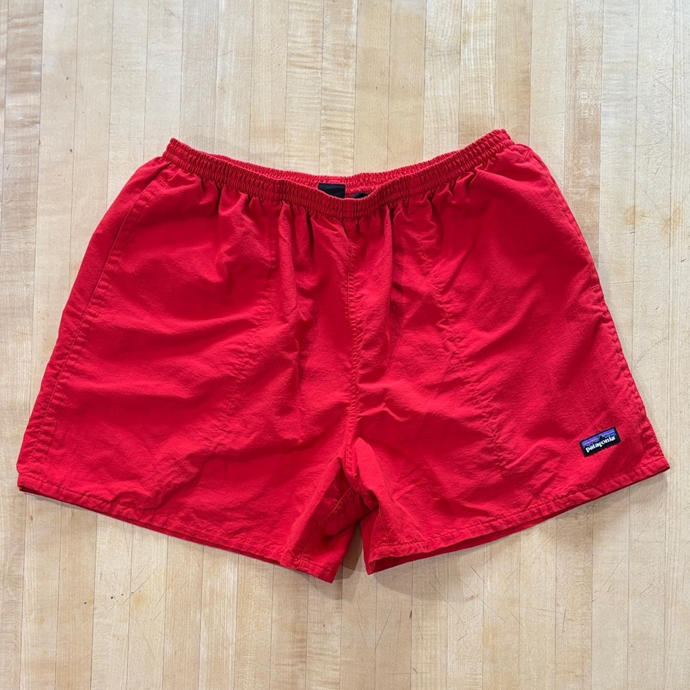 VTG Patagonia Men's Size 32 Baggies Red Swim‎ Shorts Lined